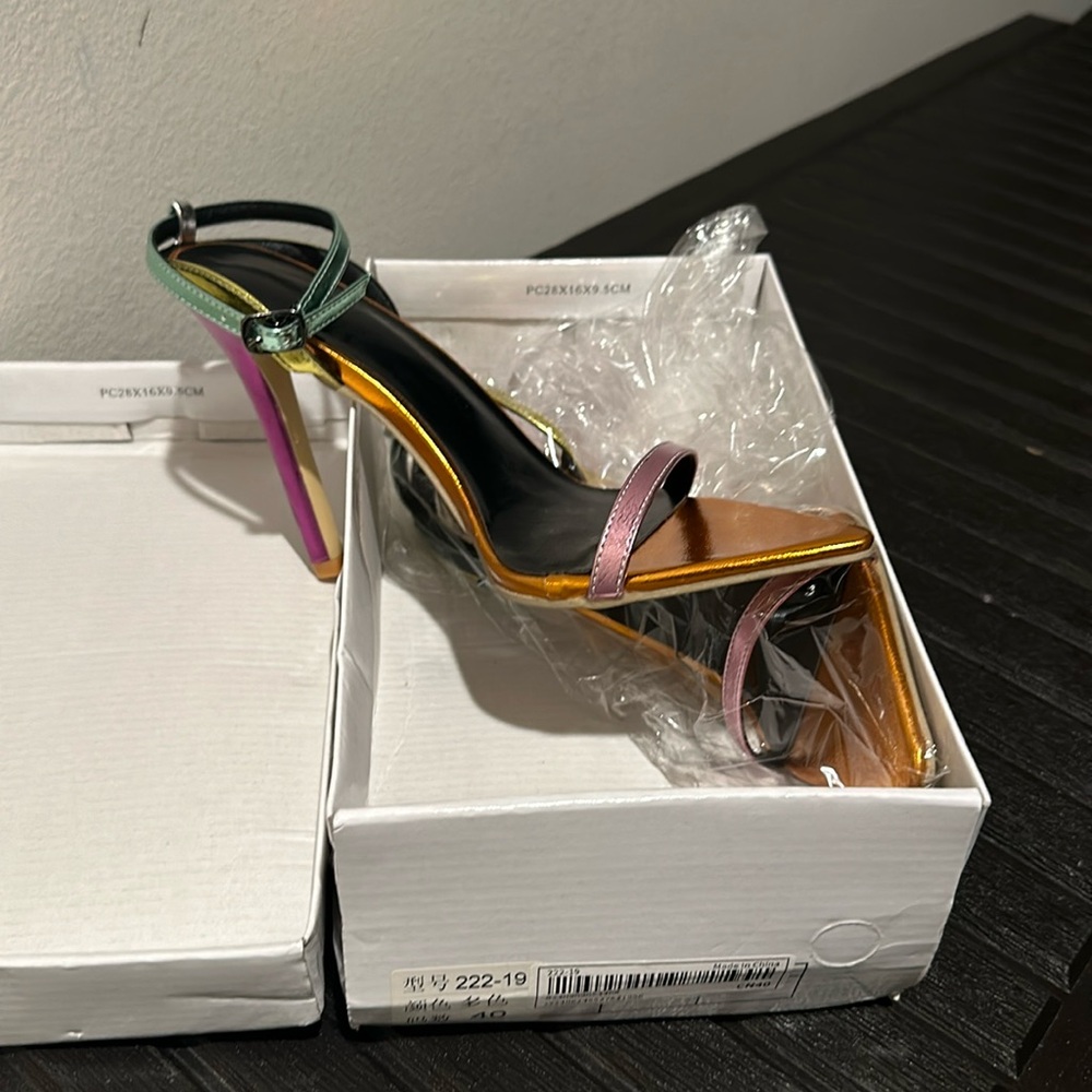 Multi color sandal